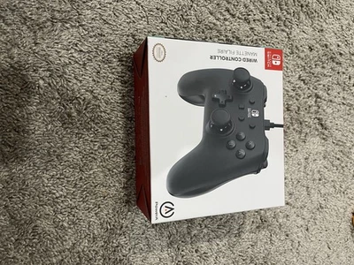 Controlador PowerA con cable para Nintendo Switch negro mate 1511370-01 marca Power Foto 1 de 2