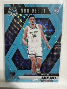 2024-25 Mosaic Zach Edey Blu Fluorescente NBA Debutto #251 2/75 RC Grizzlies - Foto 1 di 10