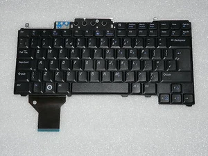 BRAND NEW GENUINE DELL LATITUDE D531 UK BLACK KEYBOARD CW640 0CW640 - Picture 1 of 1