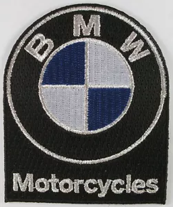 Patch moto BMW, nero, con rondel, motociclisti, moto, ferro da stiro - Foto 1 di 1