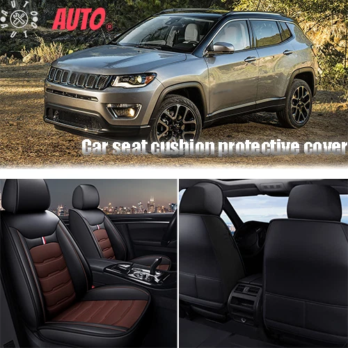 Juego completo de almohadillas protectoras de cuero para coche Hyundai de 6 piezas por juego delantero y trasero Foto 1 de 4