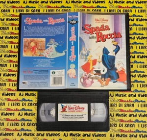 VHS film LA SPADA NELLA ROCCIA 1986 animazione WALT DISNEY CLASSICI VS 4158 (F20 - Foto 1 di 1
