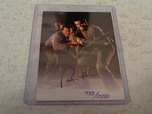 Tarjeta de firma del Ejército de las Tinieblas autografiada por Bruce Thomas #733/1550 púrpura - Imagen 1 de 2