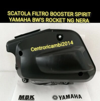 SCATOLA FILTRO MBK BOOSTER SPIRIT YAMAHA BW'S ROCKET NG FILTRO ARIA AIRBOX NERA