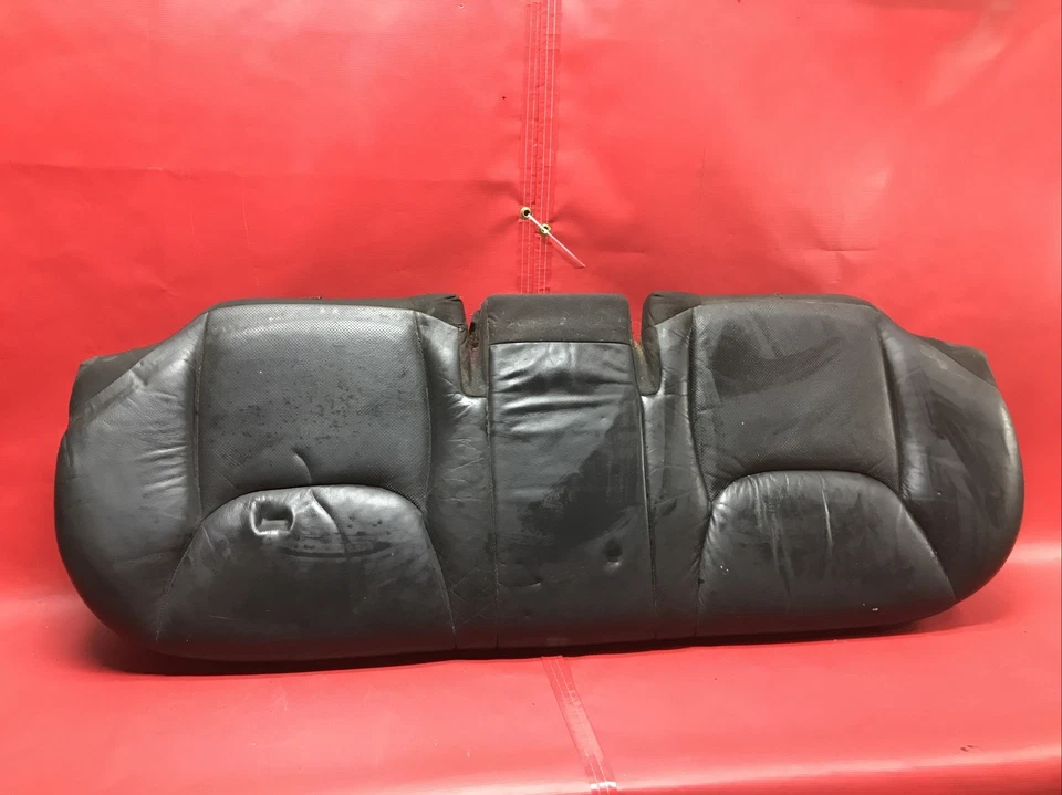 2002 MERCEDES-BENZ S430 W220 ЗАДНЕЕ НИЖНЕЕ СИДЕНЬЕ ПОДУШКА ЧЕРНАЯ КОЖА OEM - Изображение 1 из 4