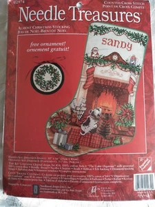 Almost Christmas Counted Cross Stocking KIT Needle Treasures Sealed - Picture 1 of 3