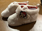 DISNEY Pink MINNIE MOUSE BABY GIRL SHOES LITTLE Plush Booties BNIB 9-12 Months