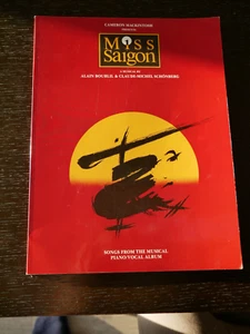 MISS SAIGON musical song sheet piano / vocal album, photos. Original. - Picture 1 of 9