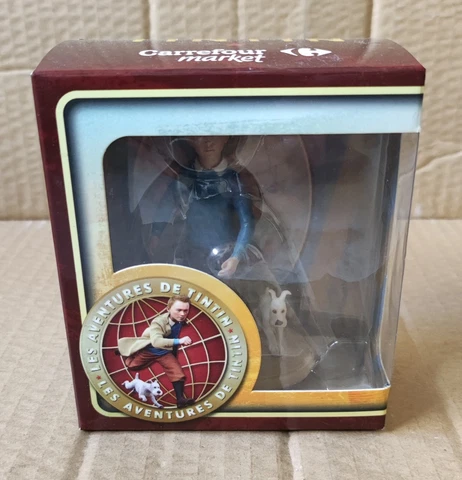 TINTIN- TINTIN ET MILOU STATUE FIGURE CARREFOUR MARKET WITH ORIGINAL BOX, 2011 Cover