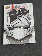 2018-19 UPPER DECK UD JONATHAN QUICK GJ-JQ UD GAME USED JERSEY