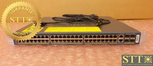 WS-C4948-E CISCO 4948 48 PORTE 10/100/1000+4 SFP 2 AC PS 800-24772-05 COM2P10ARH - Foto 1 di 3