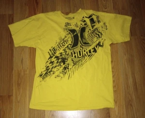 mens t shirt hurley , size medium yellow and black - Picture 1 of 2