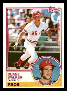 1983 Topps Duane Walker RC Rookie Reds #243 VG-EX Vintage - Picture 1 of 2