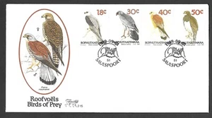 South Africa-Homelands Bophuthatswana 1989 Birds of Prey F.D.C. - Picture 1 of 1