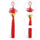  6 PCS New Year Pendant Decors Chinese Party Decoration Knot Hanging Tassel