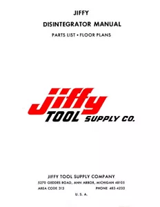 Jiffy A1 A2 B1 B2 Manual - Picture 1 of 1