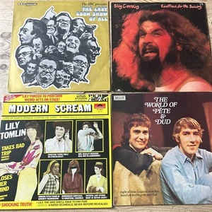 4 x Comedy 12" Vinyl Record The Goons, Lily Tomlin, Billy Connolly, Pete & Dud - Imagen 1 de 19