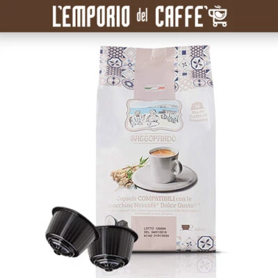 128 Capsule Gattopardo Ginseng Compatibili Nescafe Dolce Gusto