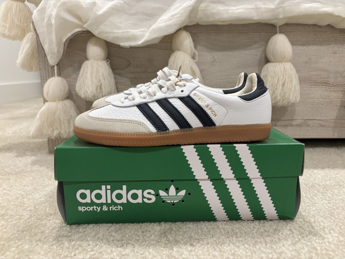 adidas Sporty & Rich x Samba OG White Legend Ink for Sale adidas Sporty & Rich x Samba OG White Legend Ink for Sale