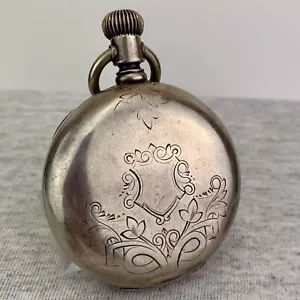 Waltham PS Bartlett Sterling Silber Modell 1877 Taschenuhr Ersatzteile restaurieren - Bild 1 von 15