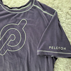 Solfire For Peloton Purple Logo Tshirt Size Xl Contrast Stitch Moisture Wick (B1