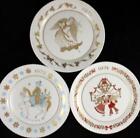 Spode Christmas Plate 3 Collectible Plates 1971 1973 1974 With Certificates