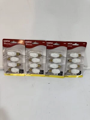 16-Pack Wax Warmer Night Light Diffuser C7 E12 7W Bulb Candelabra Satco S4726 - Image 1 of 3