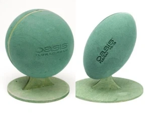 Rugby Ball Or Football Memorial Tribute OASIS® Floral Foam Maxlife Bioline - Picture 1 of 6