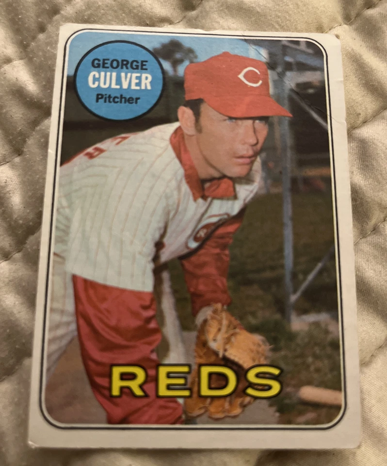 1969 Topps George Culver  Cincinnati Reds #635 - Image 1 of 2