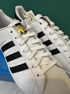 Adidas Superstar Men's Shoes Cloud White/Core Black eg4958 Size 13 - Picture 1 of 5
