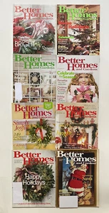 8 Better Homes & Gardens Magazines Christmas Holiday Santa Theme 1993-2008 - Picture 1 of 9