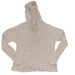 Anthropologie Paper Crane Hoodie Womens XS Striped Lightweight Stretch USA - Picture 1 of 11