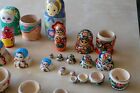 Collection of Russian Matryoshka dolls