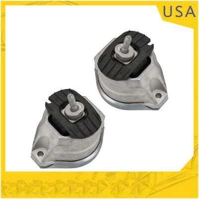 2x Front Engine Motor Mounts For 2009-2010 BMW 528i 2004-2007 BMW 525i - Image 1 of 4