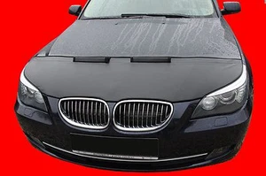 CAR HOOD BRA fit BMW 5 E60 2003-2010 NOSE FRONT END MASK TUNING STYLING - Imagen 1 de 3