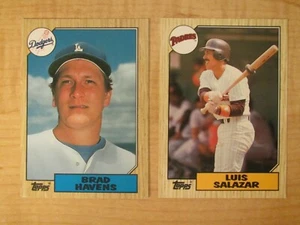 1987 Topps Traded Baseball Lot of 2 - Picture 1 of 2