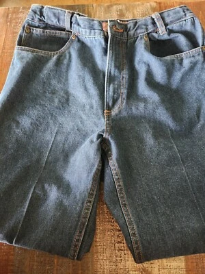 Pantalones de mezclilla azules para hombre The Haband Tailgater cintura flexible 32x28 Foto 1 de 4