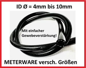 TOP Silikonschlauch Unterdruckschlauch Gewebe Meterware ID 4mm 5mm 6mm 8mm 10mm - Bild 1 von 1