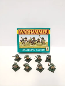 Lizardman Saurus Lizardmen Saurus Warriors Sauruskrierger Warhammer RARO FUERA DE STOCK - Imagen 1 de 1