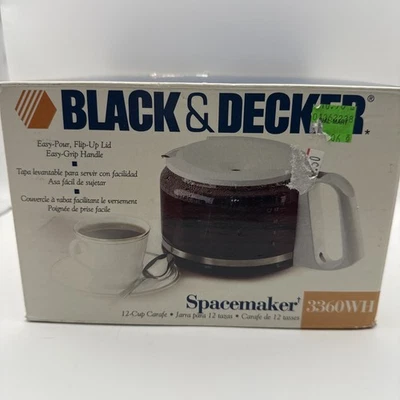 JARRA DE REPUESTO BLACK & DECKER ESPACIADOR 12 TAZAS 3360WH NUEVA Foto 1 de 4