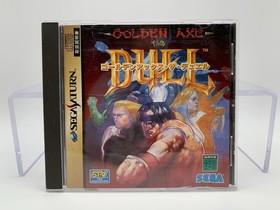 GOLDEN AXE THE DUEL Japan Sega Saturn With Case & Manual US Seller SAT0200