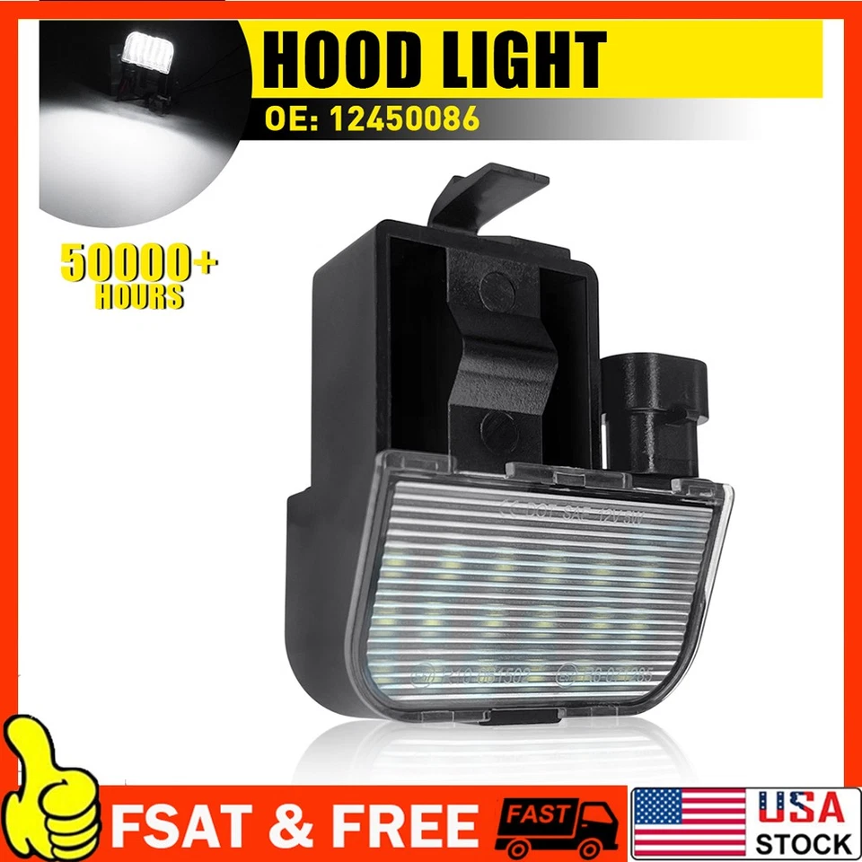 For Chevy Silverado GMC Sierra 1500/2500/3500 LED Under Hood Light Assembly - Image 1 of 4