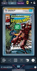 Marvel Collect - Retro Covers Spider-Man #36 AWARD Super Rare *DIGITAL* - Picture 1 of 2