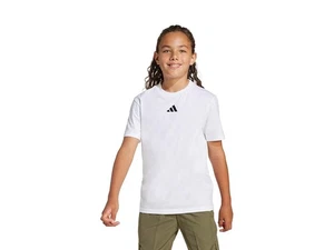 ADIDAS T-SHIRT JUNIOR  JC9774  J SL TEE 160 WHITE/BLACK - Imagen 1 de 1