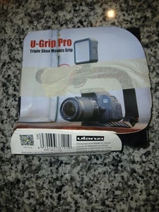 U-Grip Pro Triple Shoe Mount fotocamera smartphone strumento video - Foto 1 di 2