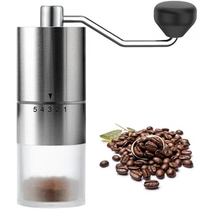 Molino De Café Manual Portatil 5 Modos Ajustables Café Casero Espresso Americano - Imagen 1 de 6