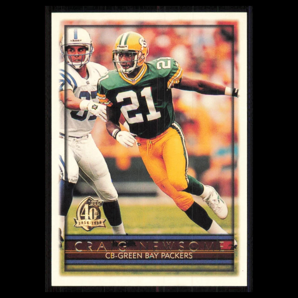 Craig Newsome #31 1996 Topps Green Bay Packers Football Card NFL NM - Image 1 of 3