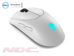 NEW Alienware AW720M Tri-Mode Wired / Wireless Gaming Mouse - Lunar Light - Picture 1 of 5