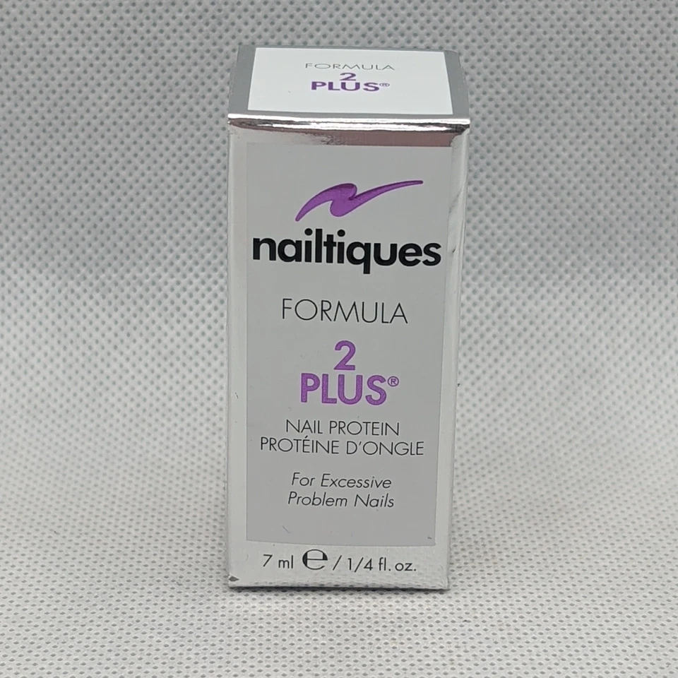 Proteína de uñas NAILTIQUES Formula 2 Plus para uñas problemáticas excesivas 1/4 OZ Foto 1 de 1