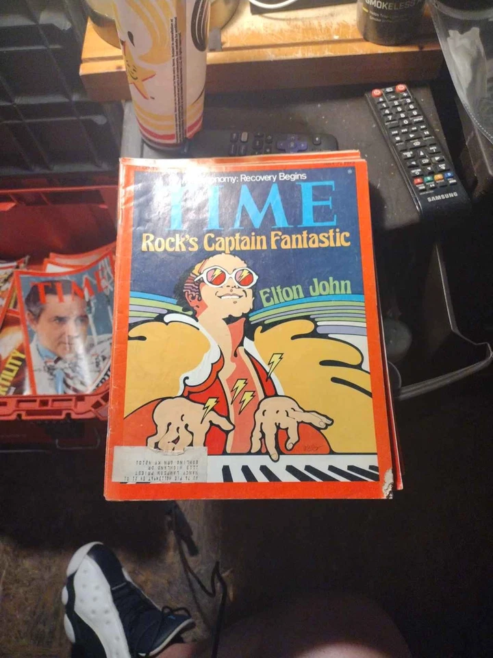 Журнал TIME 7 июля 1975 Elton John Rock's Captain Fantastic - Изображение 1 из 1
